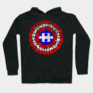 Captain Autism Mighty Shield Hoodie